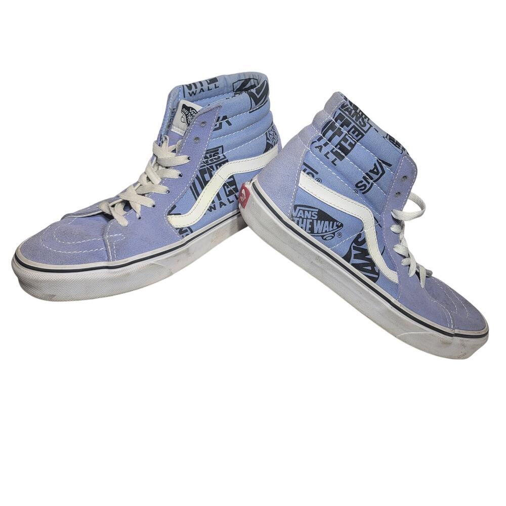 Unisex Vans Sk8-Hi Logo Mix Lavender Ankle High Sneaker Mens 6.5 Womens 8